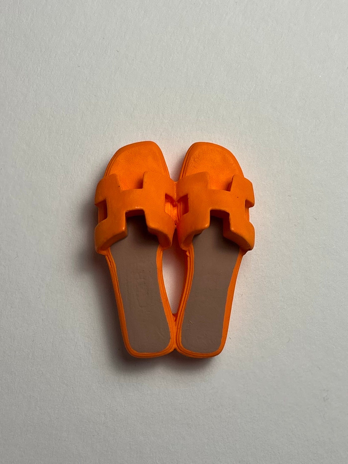 Orange slipper Car Vent Clip