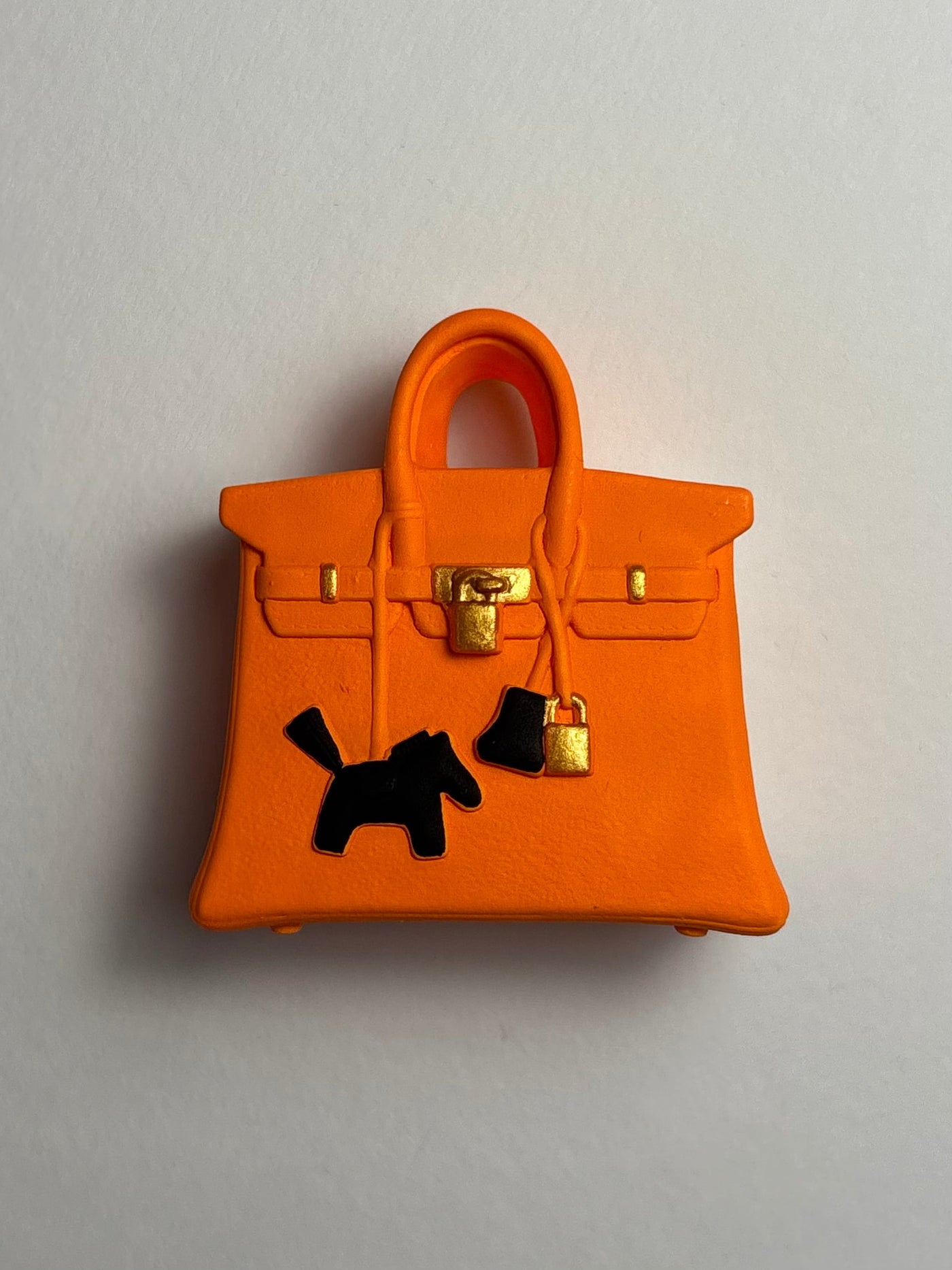 Orange Bag Car Vent Clip